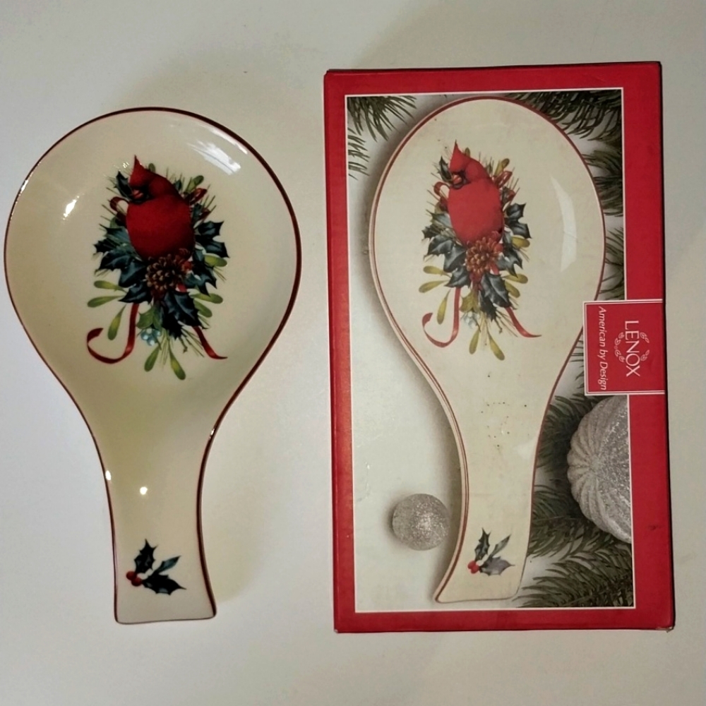 LENOX BONE CHINA Spoon Rest Authentic Collectible Box